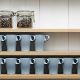 oak floating shelf