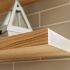 oak floating shelf